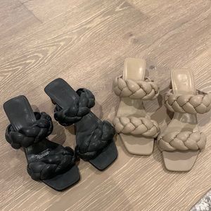 Bundle of braided sandals size 6
